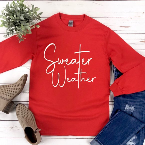 SWEATHER WEATHER LONG SLEEVE GRAPHIC TEE - Picture 1 of 3